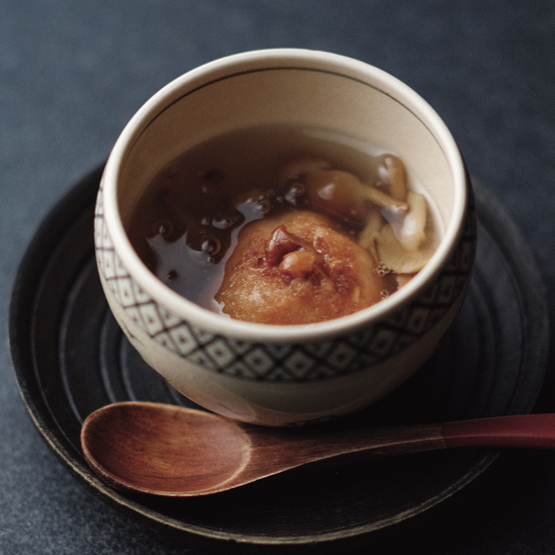 蓮藕饅頭佐芡汁