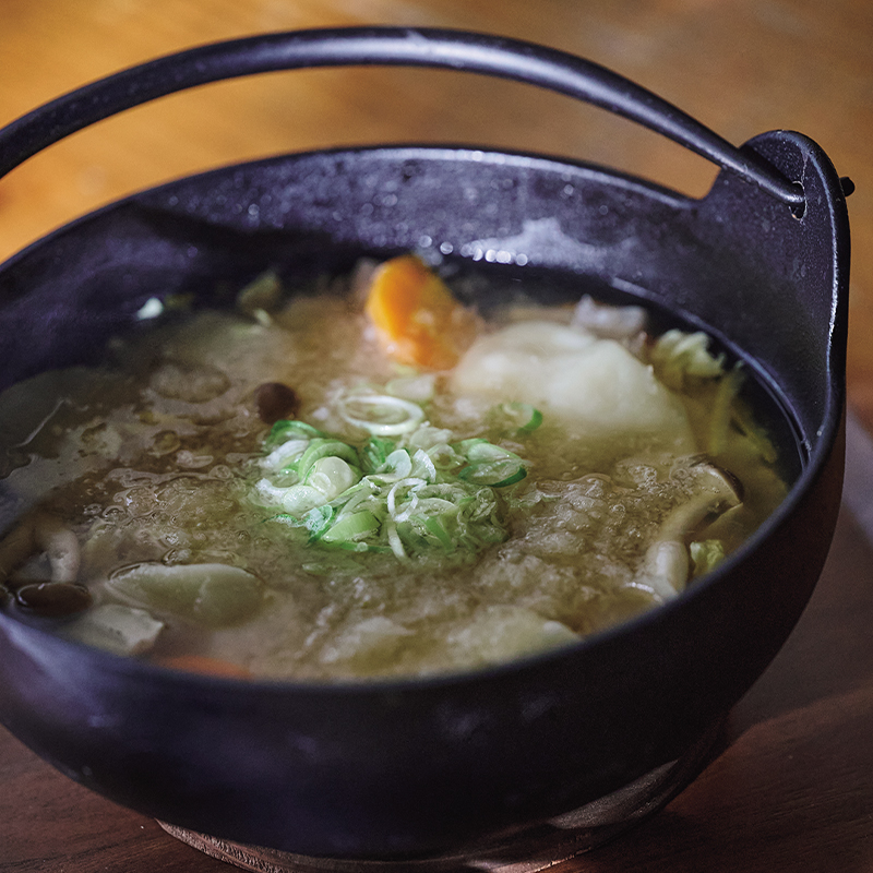 Dagojiru with Yuzu and Grated Daikon