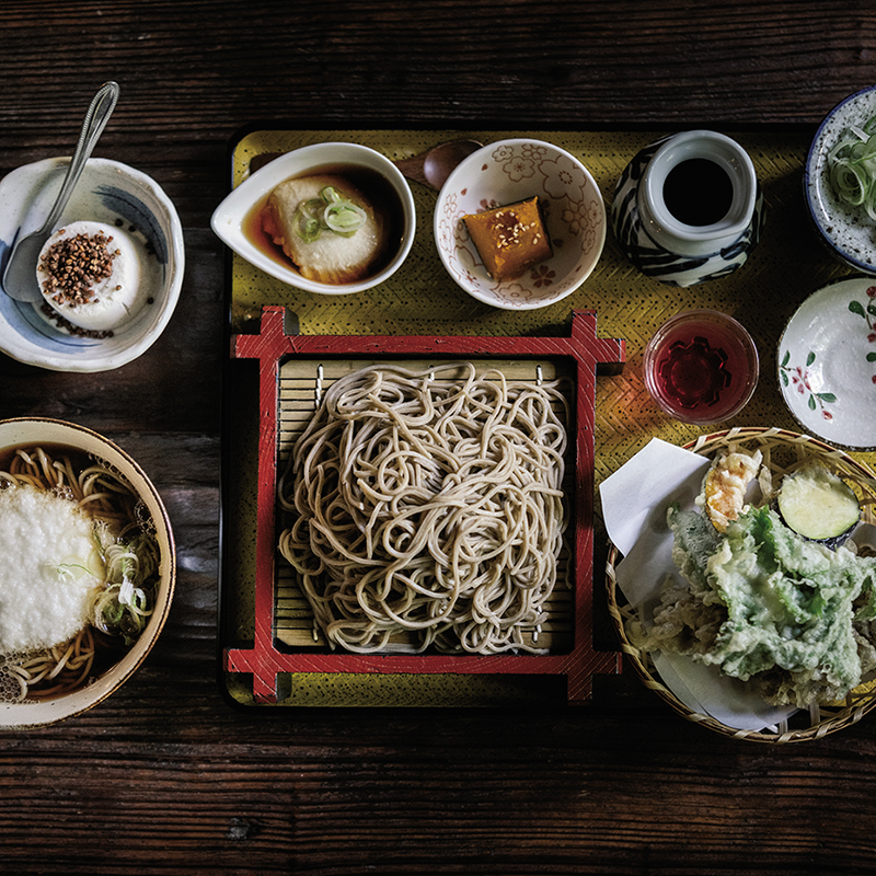 「花鄉庵」的蕎麥麵套餐