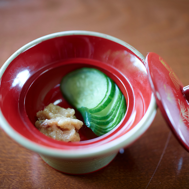 甲佐町やな場の鮎
