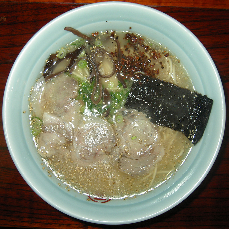 四ヶ所さんが「三九」佐賀店で手がけた中華そば。