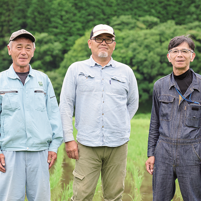 「くまさんの輝き」を育む米農家の方々